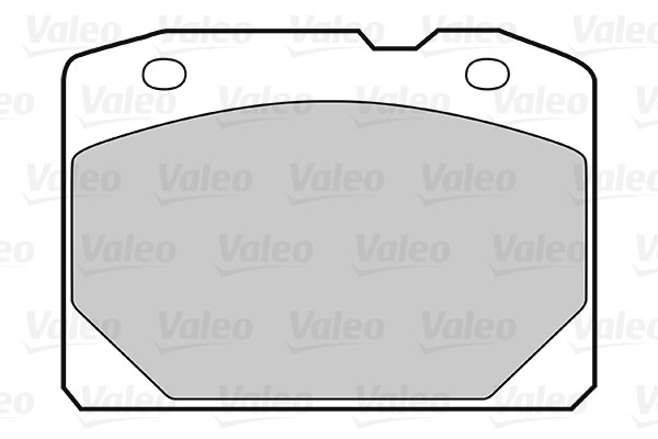 Brake Pad Set, disc brake VALEO 301405 2