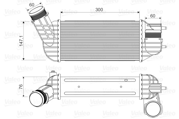 Charge Air Cooler VALEO 818345