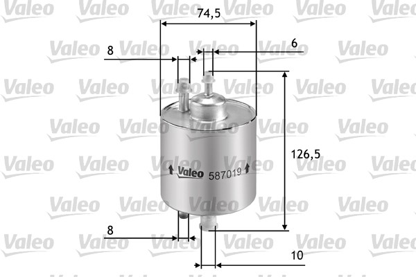 Fuel Filter VALEO 587019