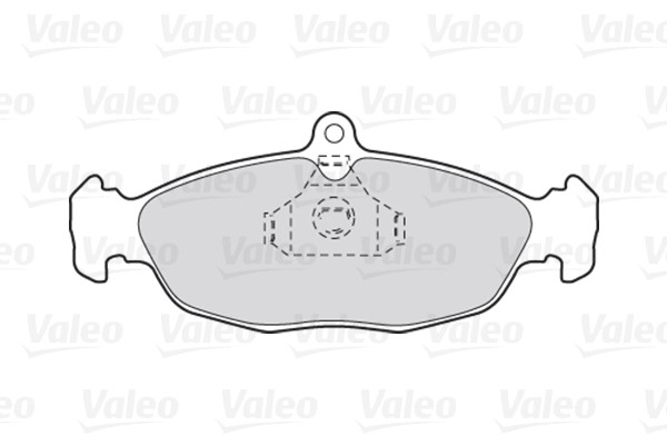 Brake Pad Set, disc brake VALEO 301356 2