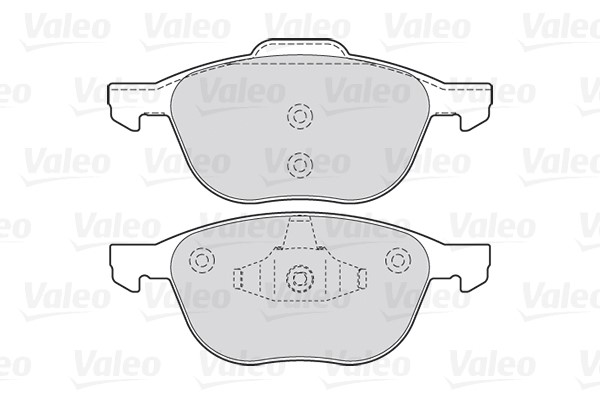 Brake Pad Set, disc brake VALEO 301649 2