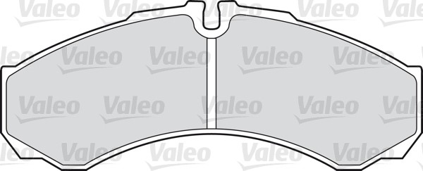 Brake Pad Set, disc brake VALEO 541717 2