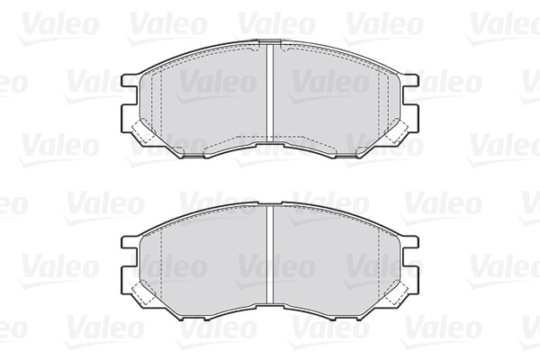 Brake Pad Set, disc brake VALEO 301522 2