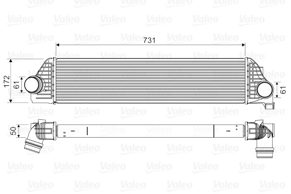 Charge Air Cooler VALEO 818561