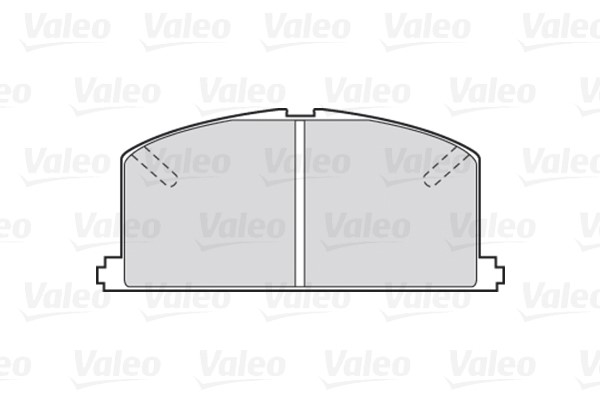 Brake Pad Set, disc brake VALEO 301266 2