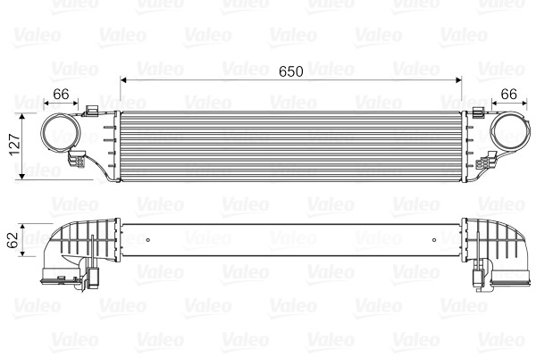 Charge Air Cooler VALEO 818552