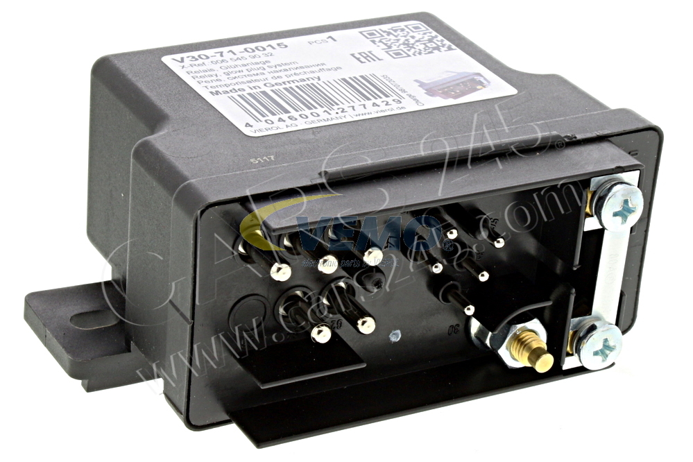 Relay, glow plug system VEMO V30-71-0015
