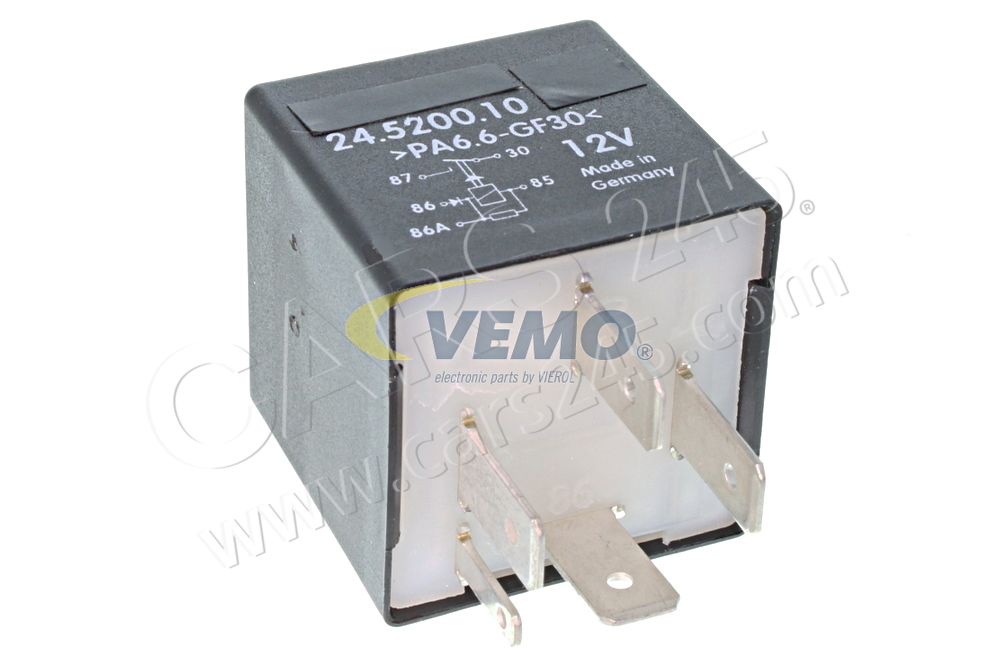 Relay, radiator fan overrun VEMO V15-71-0017