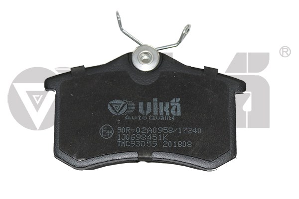 Brake Pad Set, disc brake VIKA 66980001501