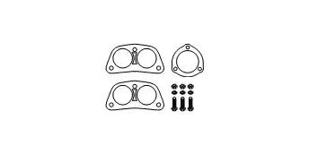 Set Attachment Parts For Silencer And Tail Pipe Volkswagen Classic Aftermarket 50-021298001A