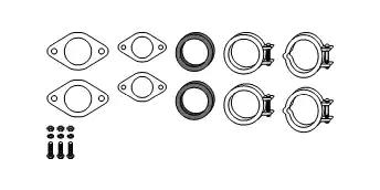 Set Fixing Parts For Centre Silencers Volkswagen Classic Aftermarket 50-211298009C