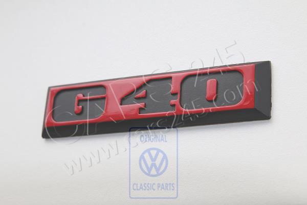 Inscription Volkswagen Classic 871853750C