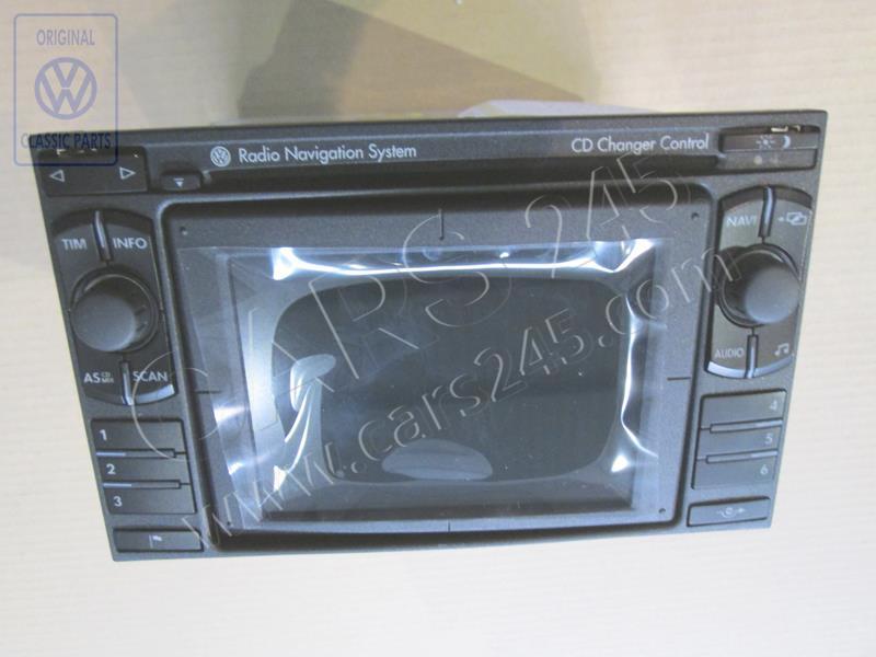 Radio navigation unit with cd/md changer control Volkswagen Classic 6N0035191AX