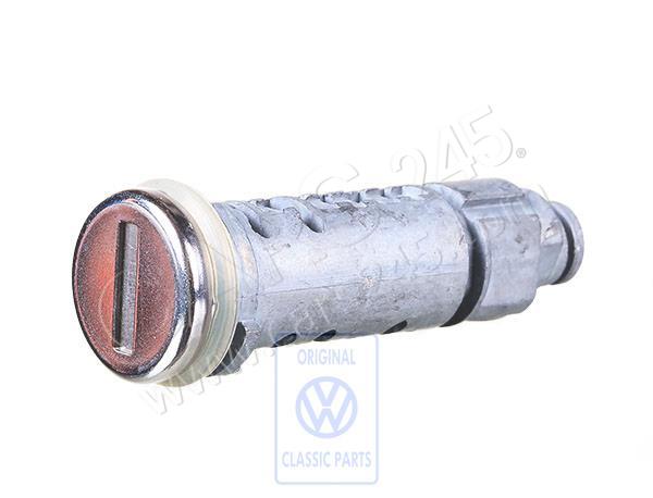 Lock cylinder for door handle without striker plate and key left Volkswagen Classic 3A0837061B