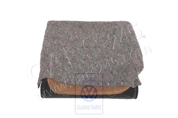 Folding backrest with upholst. padding and muslin cover left Volkswagen Classic 256883077