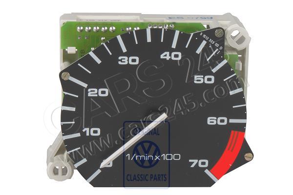 Rev counter with control unit (printed circ.) for oil pressure warning lamp Volkswagen Classic 357919253
