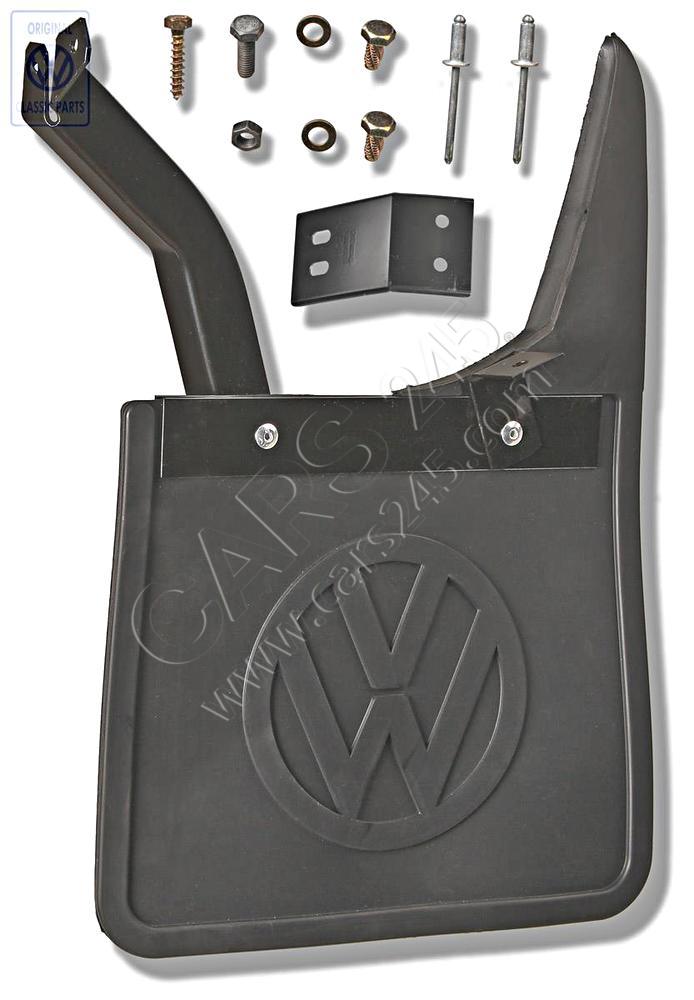 Mud flap with bracket right rear Volkswagen Classic 701821812