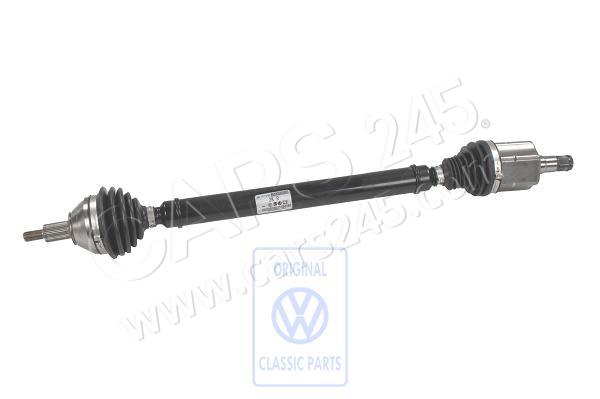 Jointed shaft with universal joint and absorber weight right Volkswagen Classic 6QD407272K