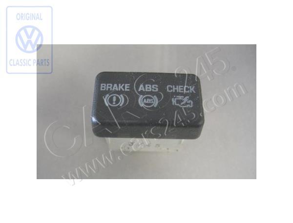 Warning lamp for dual circuit brakes and handbrake 8 pin Volkswagen Classic 535919235M