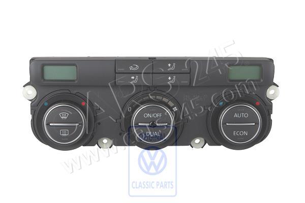 Display and control panel with cu for electronically controlled air-conditioning front Volkswagen Classic 100907044CX