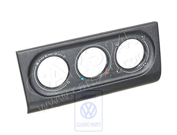 Trim for fresh air and heater controls Volkswagen Classic 3A181907501C