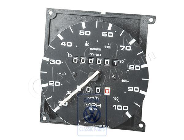 Speedometer with mile trip recorder Volkswagen Classic 321957033M