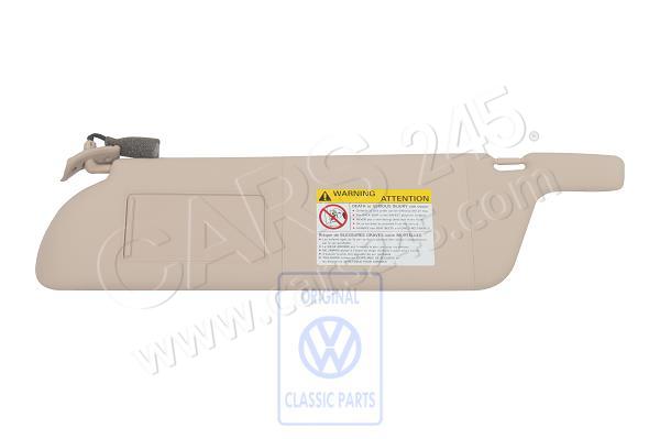 Sun visor with illuminated mirror and cover Volkswagen Classic 7D0857551Q3PS