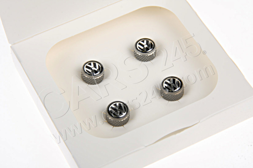 Valve cap for valve unit 4 pcs, anodised aluminium Volkswagen Classic 000071215A 2