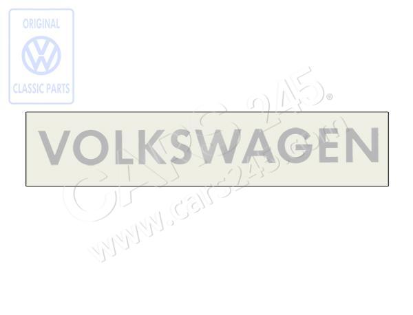 Inscription Volkswagen Classic 2D38536871ZQ