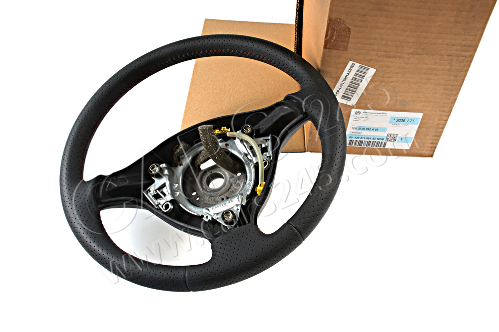 Sports steering wheel(leather) Volkswagen Classic 1J0419091AENWB 5