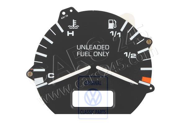 Fuel gauge and coolant temperature display Volkswagen Classic 701919045M