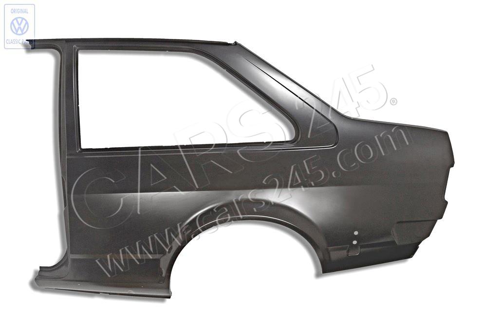 Sectional part - side panel with b-pillar left rear Volkswagen Classic 873809849B