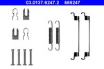 Accessory Kit, brake shoes ATE 03.0137-9247.2