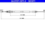 Cable Pull, parking brake ATE 24.3727-1071.2