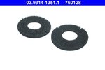 Cleaning Disc, wheel hub cleaning set ATE 03.9314-1351.1