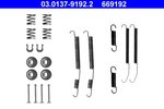 Accessory Kit, brake shoes ATE 03.0137-9192.2