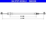 Cable Pull, parking brake ATE 24.3727-0336.2