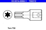Socket Wrench Insert ATE 03.9314-0060.1