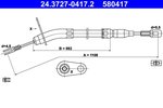 Cable Pull, parking brake ATE 24.3727-0417.2