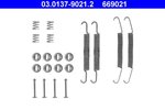 Accessory Kit, brake shoes ATE 03.0137-9021.2