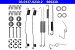 Accessory Kit, brake shoes ATE 03.0137-9230.2