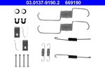 Accessory Kit, brake shoes ATE 03.0137-9190.2
