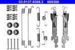 Accessory Kit, brake shoes ATE 03.0137-9308.2