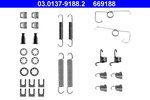 Accessory Kit, brake shoes ATE 03.0137-9188.2