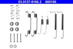 Accessory Kit, brake shoes ATE 03.0137-9166.2
