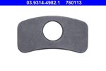 Thrust Plate, brake caliper piston reset tool ATE 03.9314-4982.1