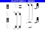 Accessory Kit, brake shoes ATE 03.0137-9263.2