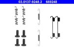 Accessory Kit, parking brake shoes ATE 03.0137-9248.2