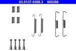 Accessory Kit, parking brake shoes ATE 03.0137-9288.2
