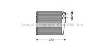 Heat Exchanger, interior heating AVA QUALITY COOLING VNA6229